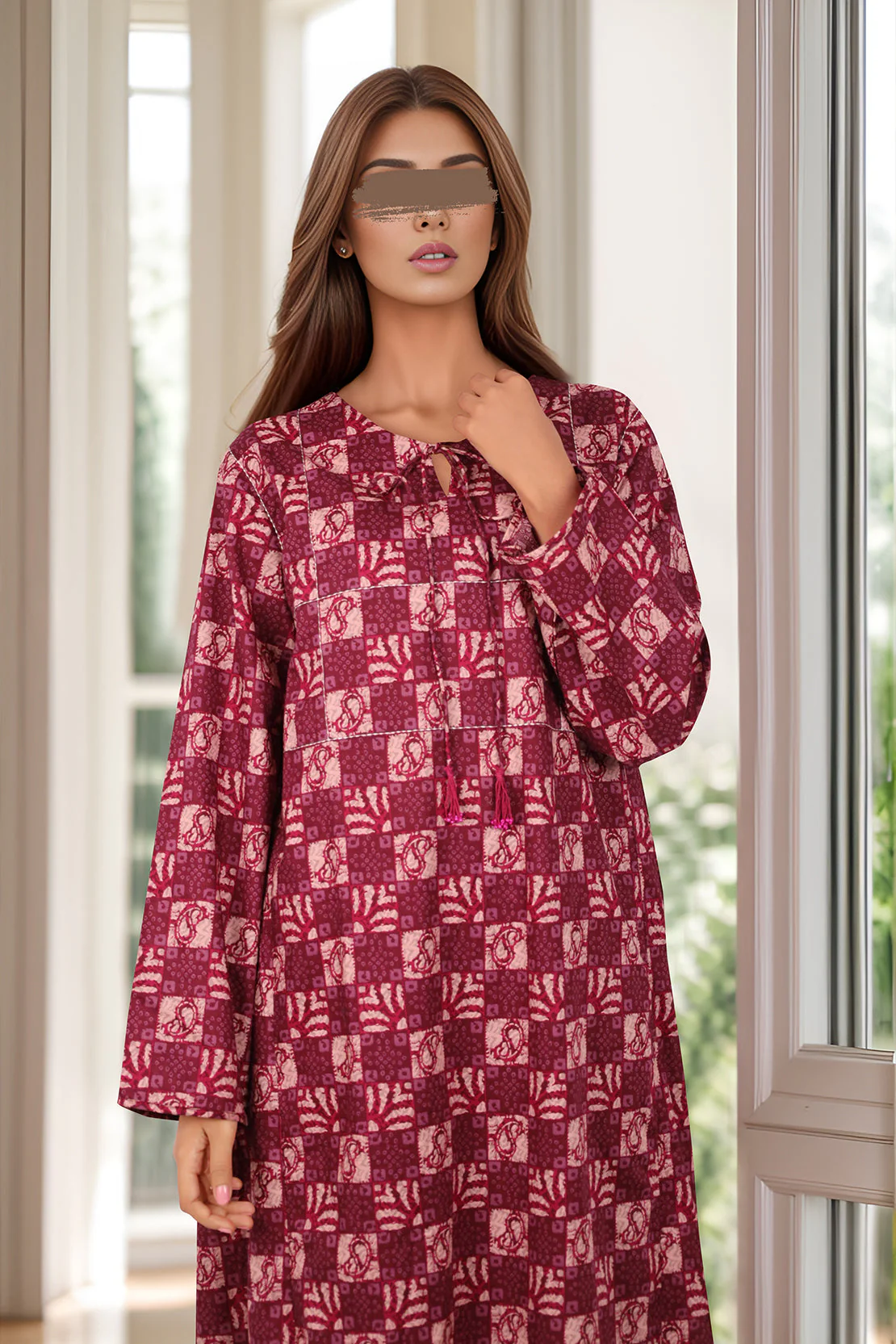 Printed Cambric Stitched 2 Piece (Shirt/Trouser) - Image 3