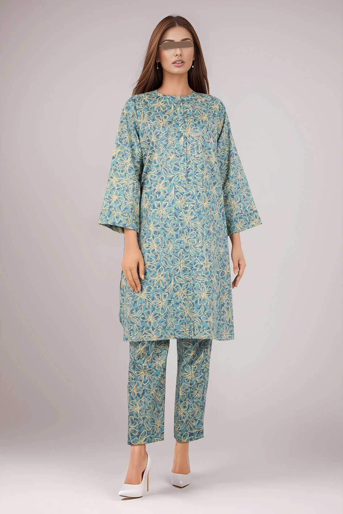 Printed Cambric Stitched 2 Piece (Shirt/Trouser)