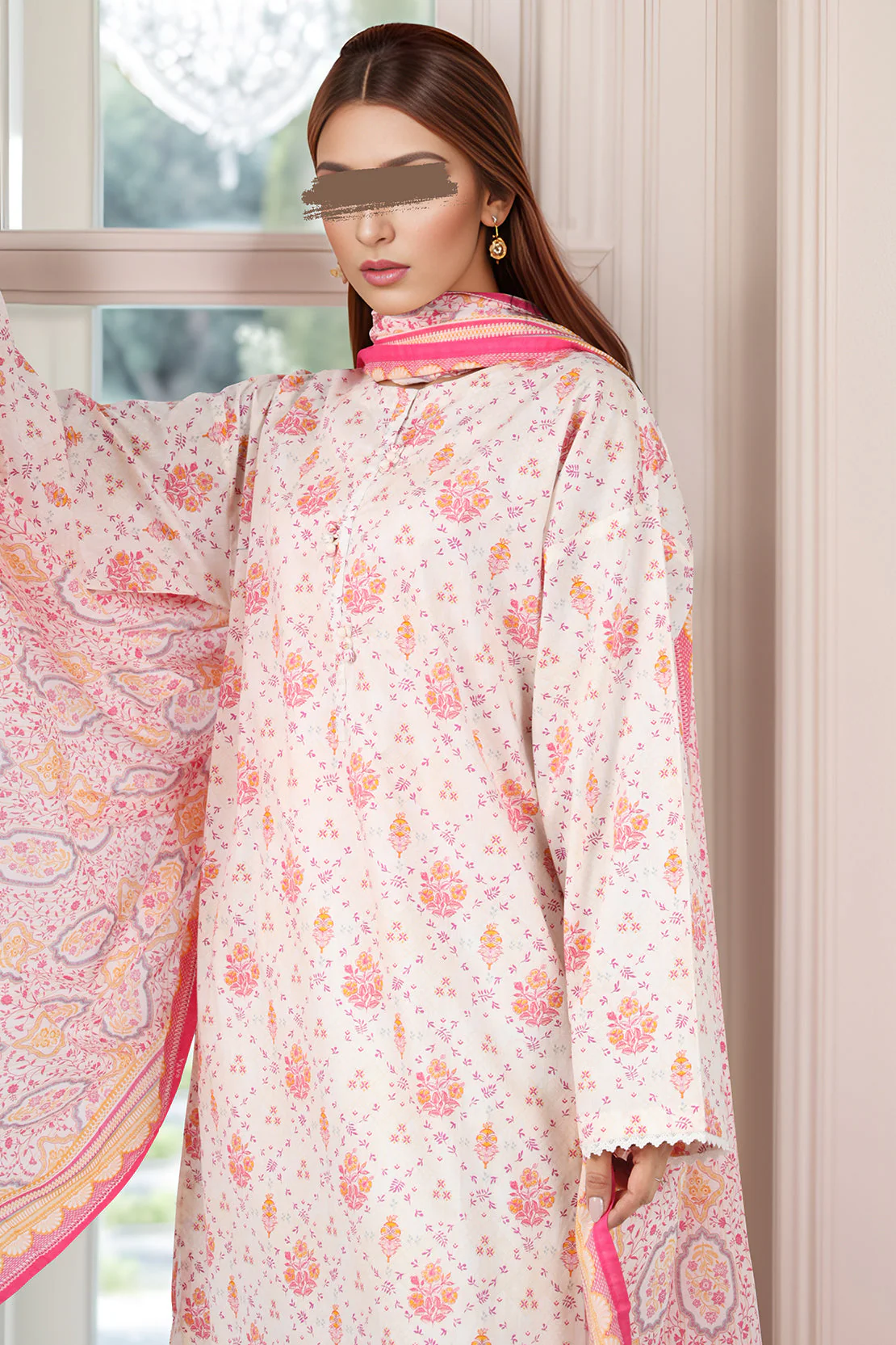 Printed Cambric Stitched 2 Piece (Shirt/Trouser) - Image 3