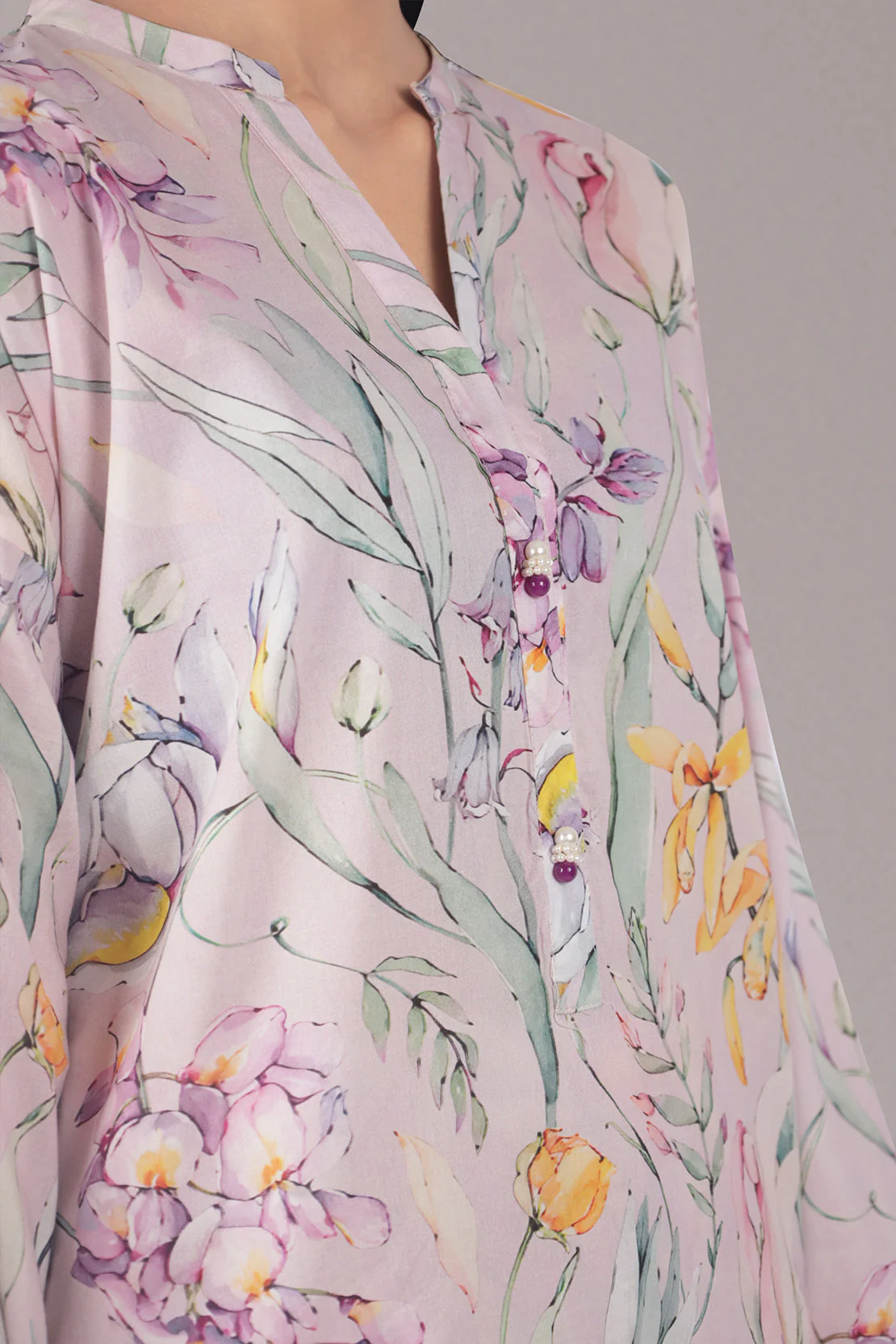 Printed Cambric Stitched 2 Piece (Shirt/Trouser) - Image 4