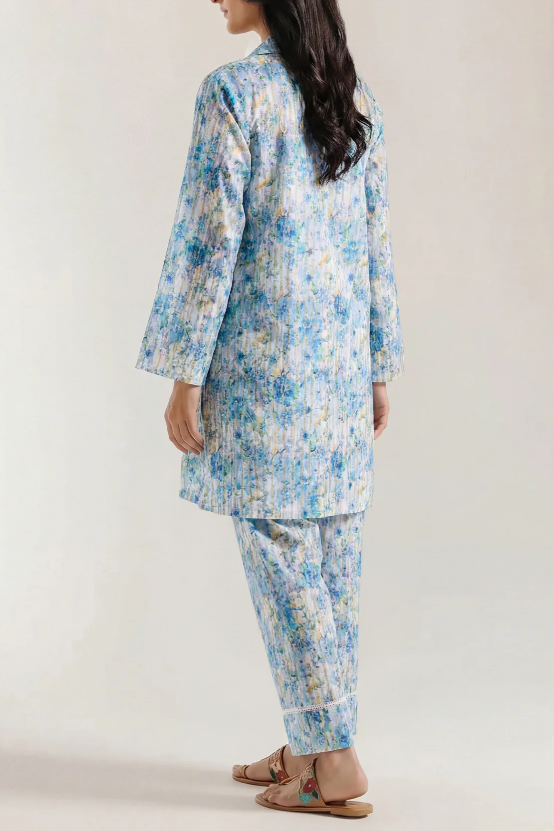 Printed Cambric Stitched 2 Piece (Shirt/Trouser) - Image 4