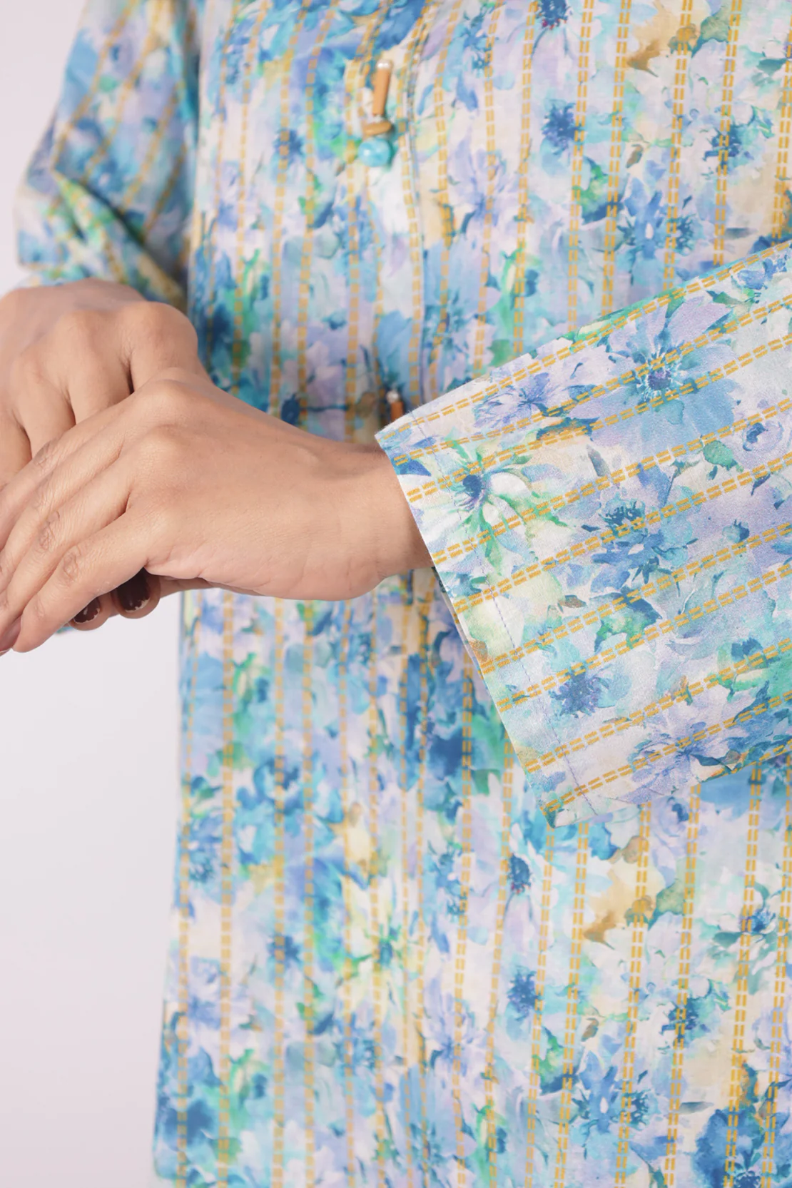 Printed Cambric Stitched 2 Piece (Shirt/Trouser) - Image 6