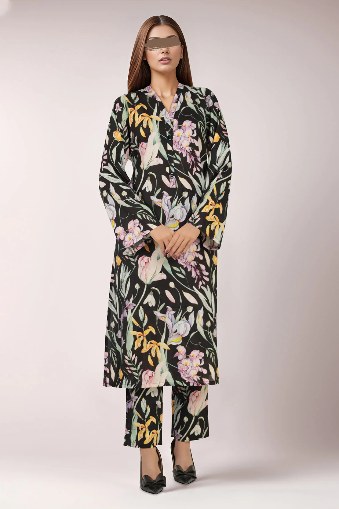 Printed Cambric Stitched 2 Piece (Shirt/Trouser) - Image 3
