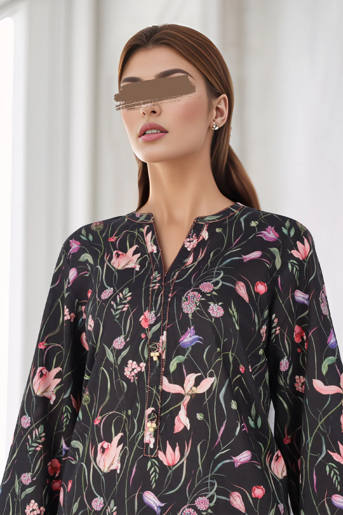 Printed Cambric Stitched 2 Piece (Shirt/Trouser) - Image 2