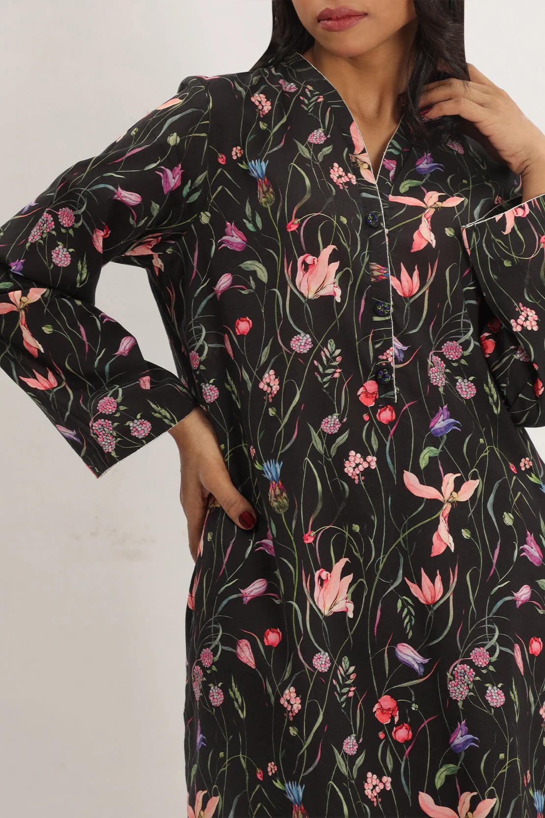 Printed Cambric Stitched 2 Piece (Shirt/Trouser) - Image 3