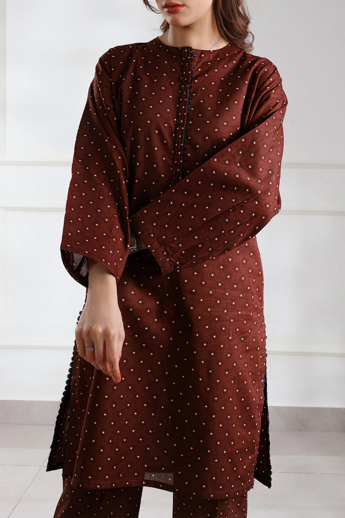 Printed Cambric Stitched 2 Piece (Shirt/Trouser) - Image 3