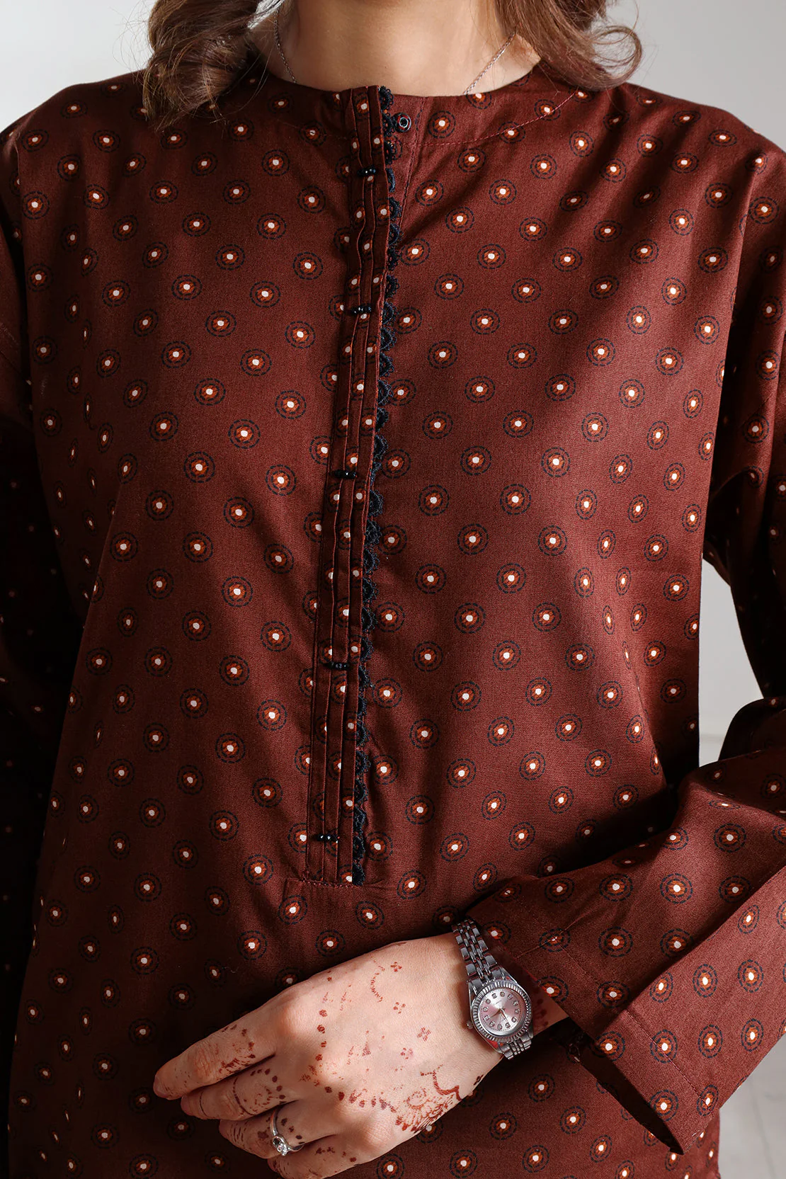 Printed Cambric Stitched 2 Piece (Shirt/Trouser) - Image 4
