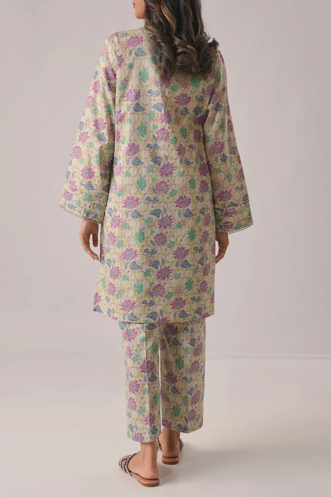 Printed Cambric Stitched 2 Piece (Shirt/Trouser) - Image 3