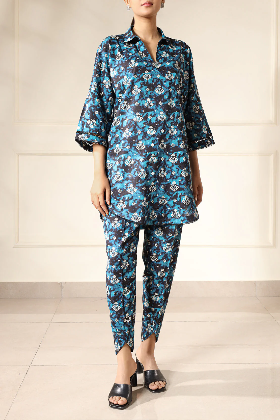 Printed Cambric Stitched 2 Piece (Shirt/Trouser) - Image 2