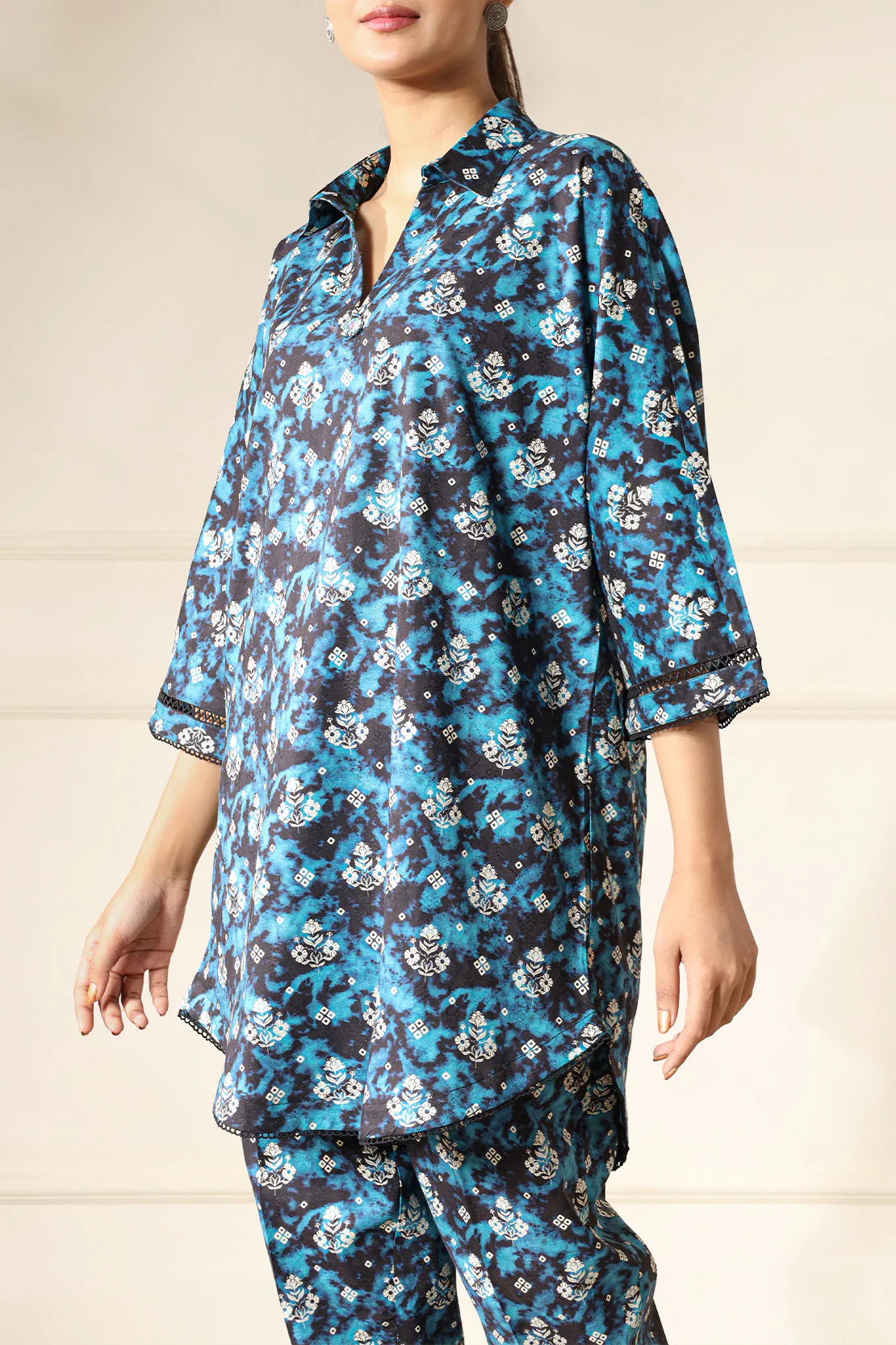 Printed Cambric Stitched 2 Piece (Shirt/Trouser) - Image 5