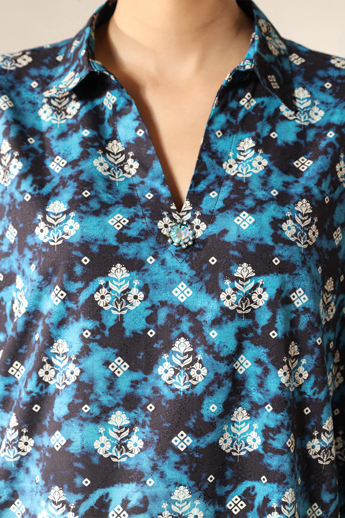 Printed Cambric Stitched 2 Piece (Shirt/Trouser) - Image 7