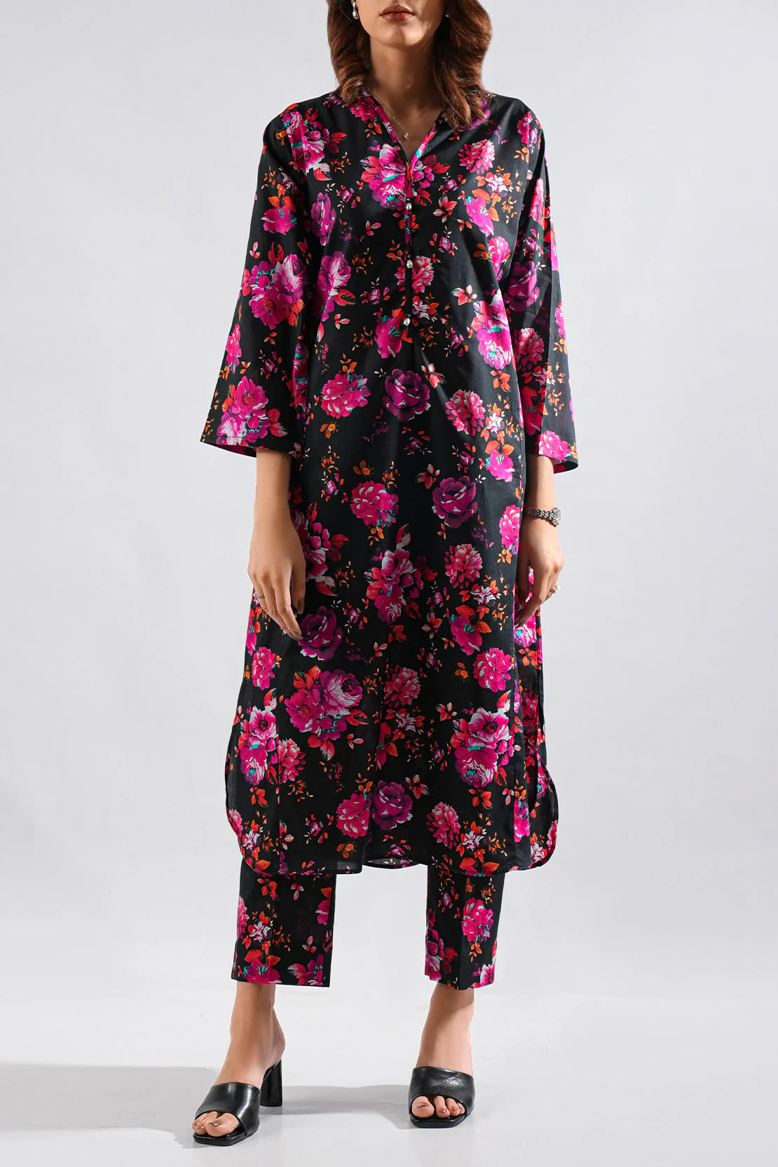 Printed Cambric Stitched 2 Piece (Shirt/Trouser) - Image 2