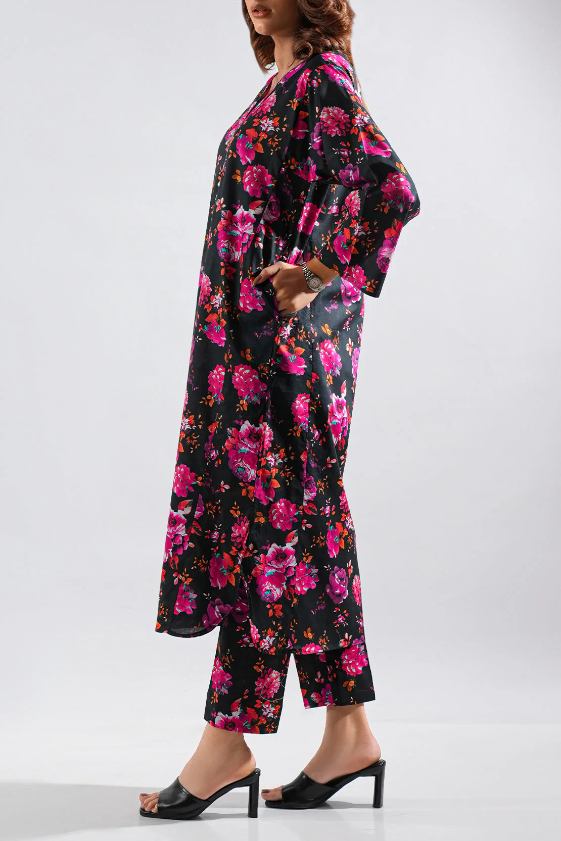 Printed Cambric Stitched 2 Piece (Shirt/Trouser) - Image 3