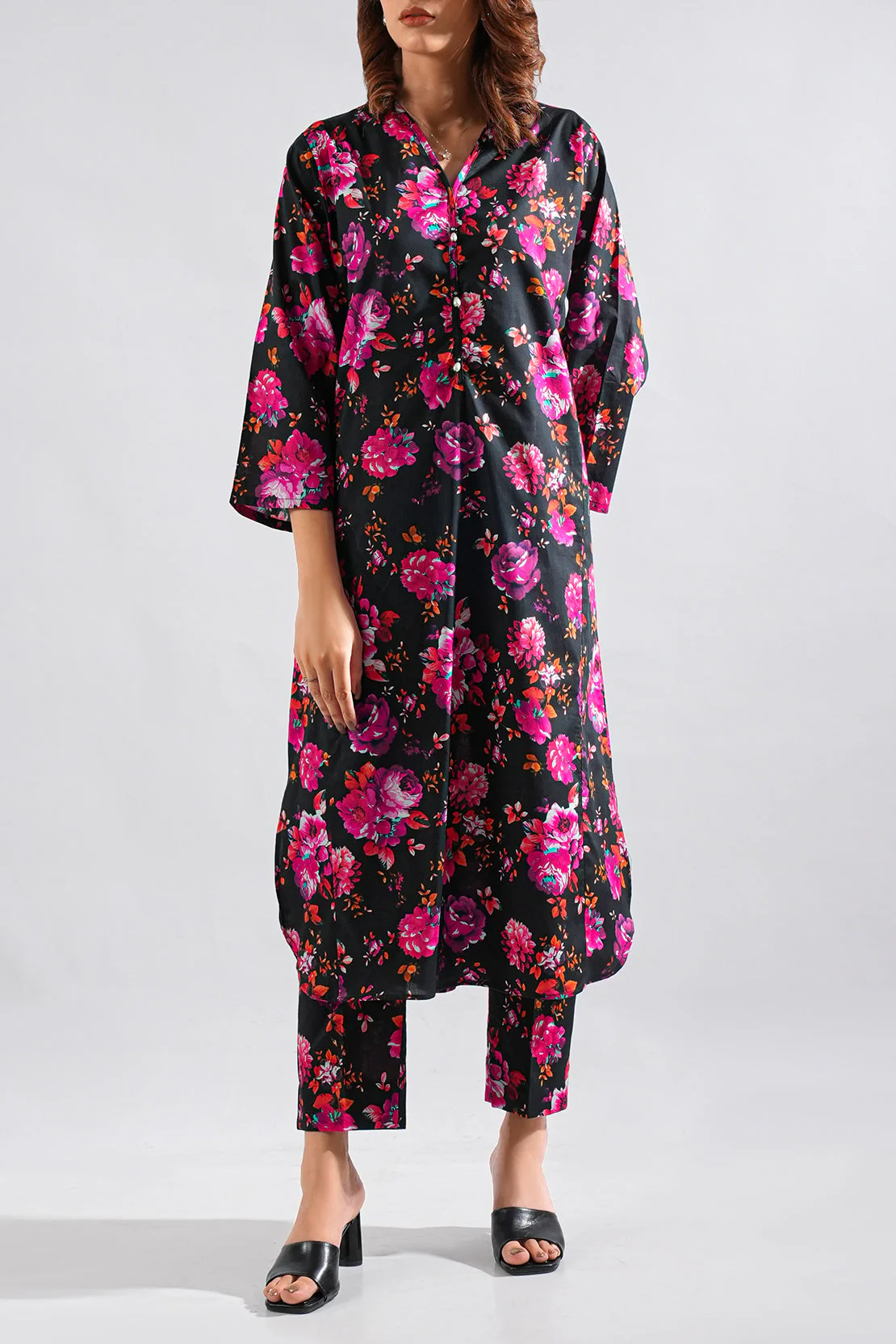 Printed Cambric Stitched 2 Piece (Shirt/Trouser) - Image 4