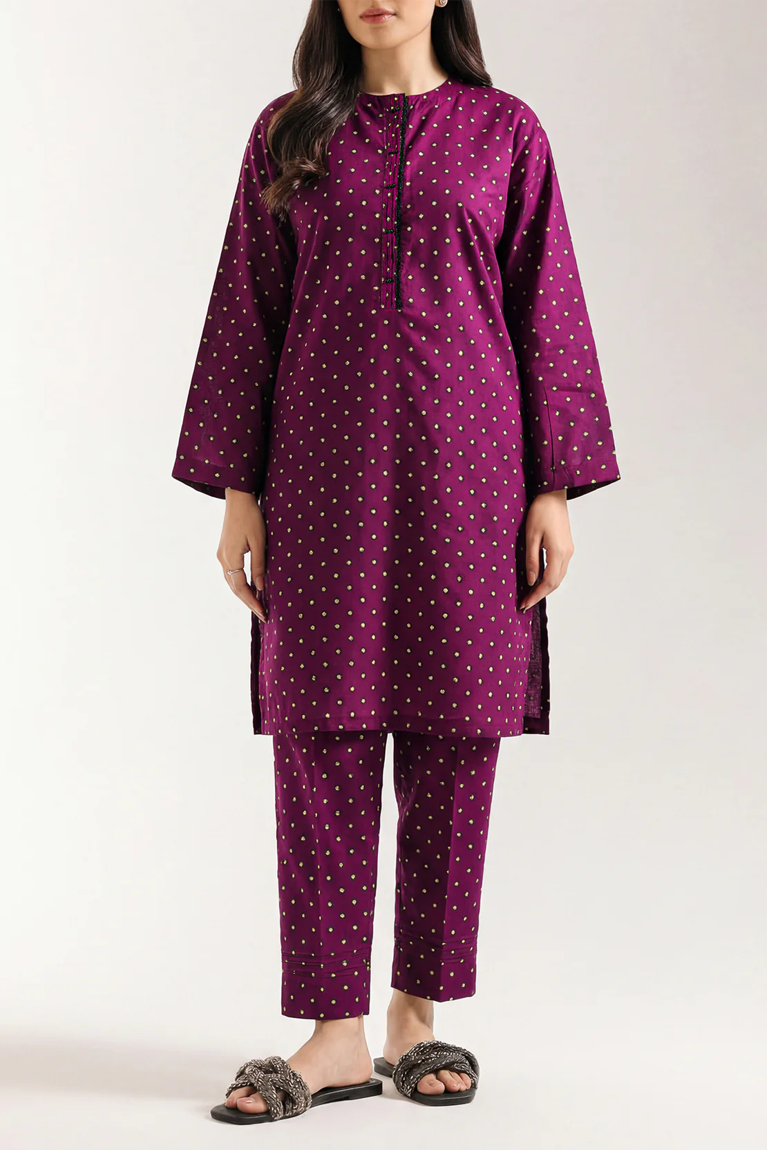 Printed Cambric Stitched 2 Piece (Shirt/Trouser)