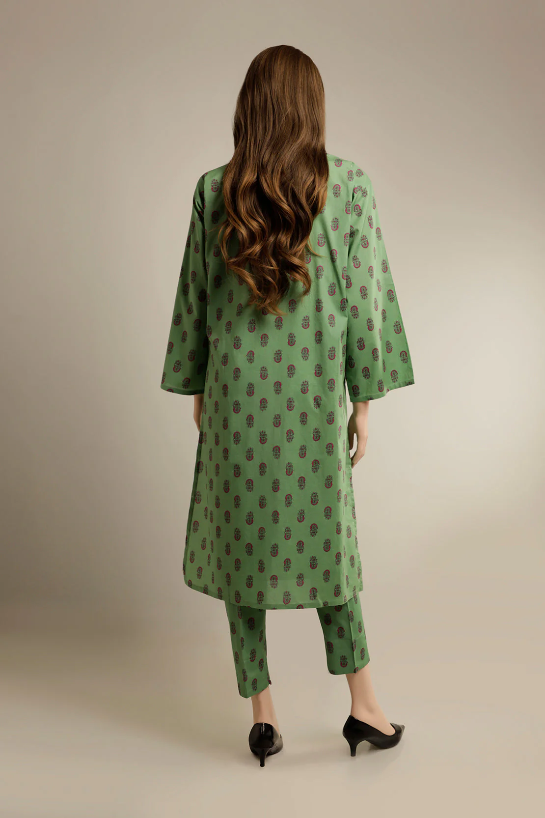Printed Cambric Stitched 2 Piece (Shirt/Trouser) - Image 2