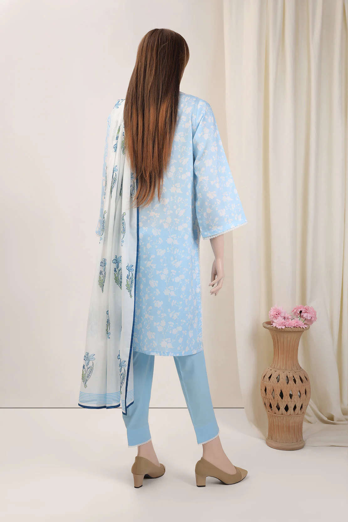 Printed Cambric Stitched 2 Piece (Shirt/Trouser) - Image 2