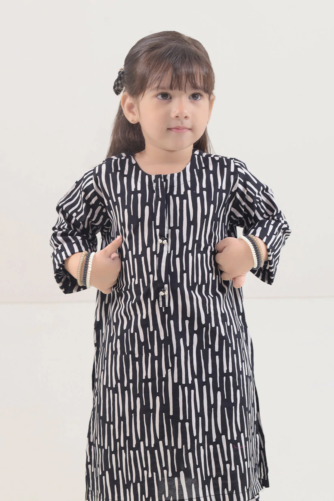 Printed Cambric Stitched 2 Piece (Shirt/Trouser) For Kids - Image 2