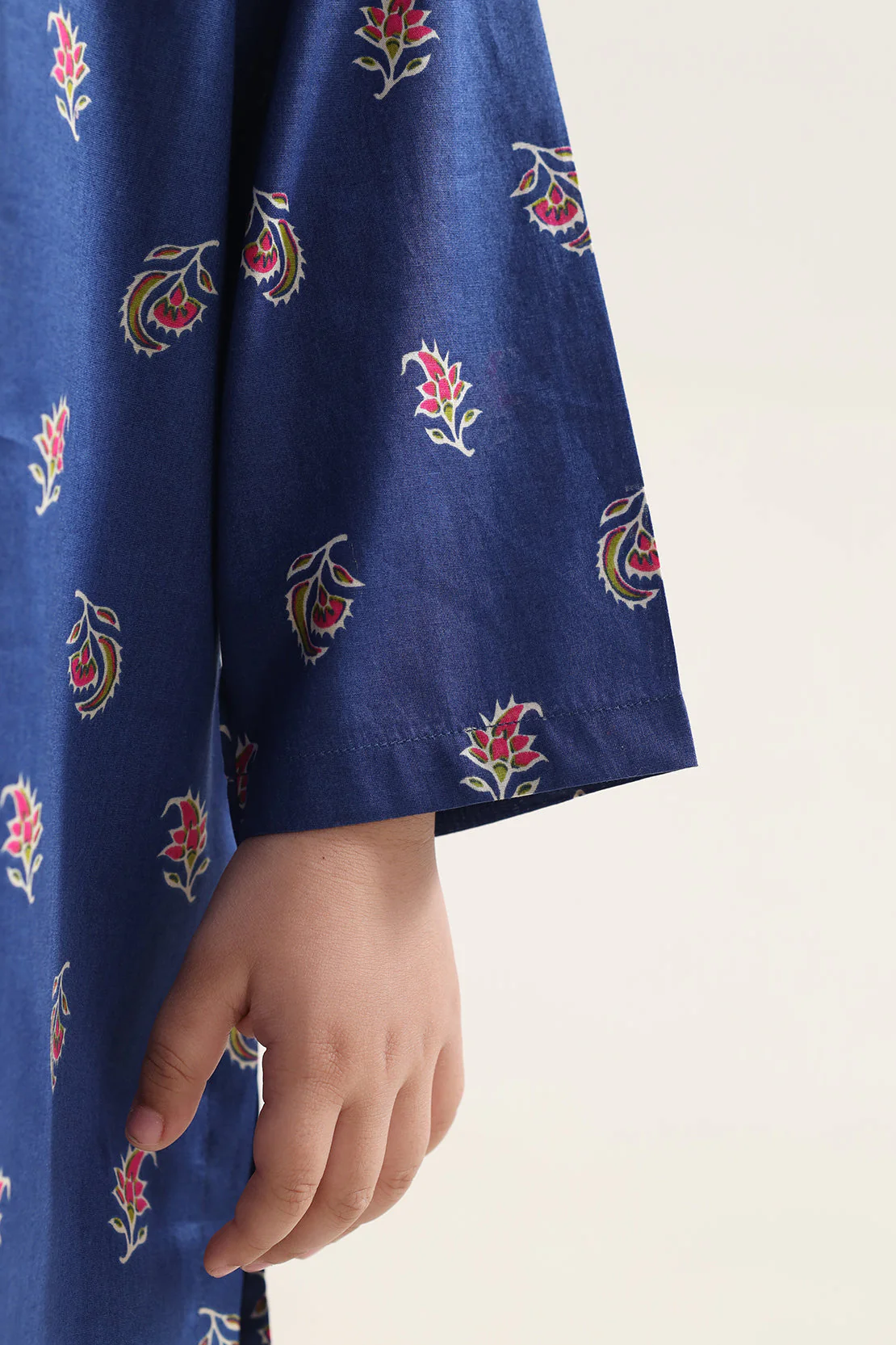 Printed Cambric Stitched 2 Piece (Shirt/Trouser) For Kids - Image 4