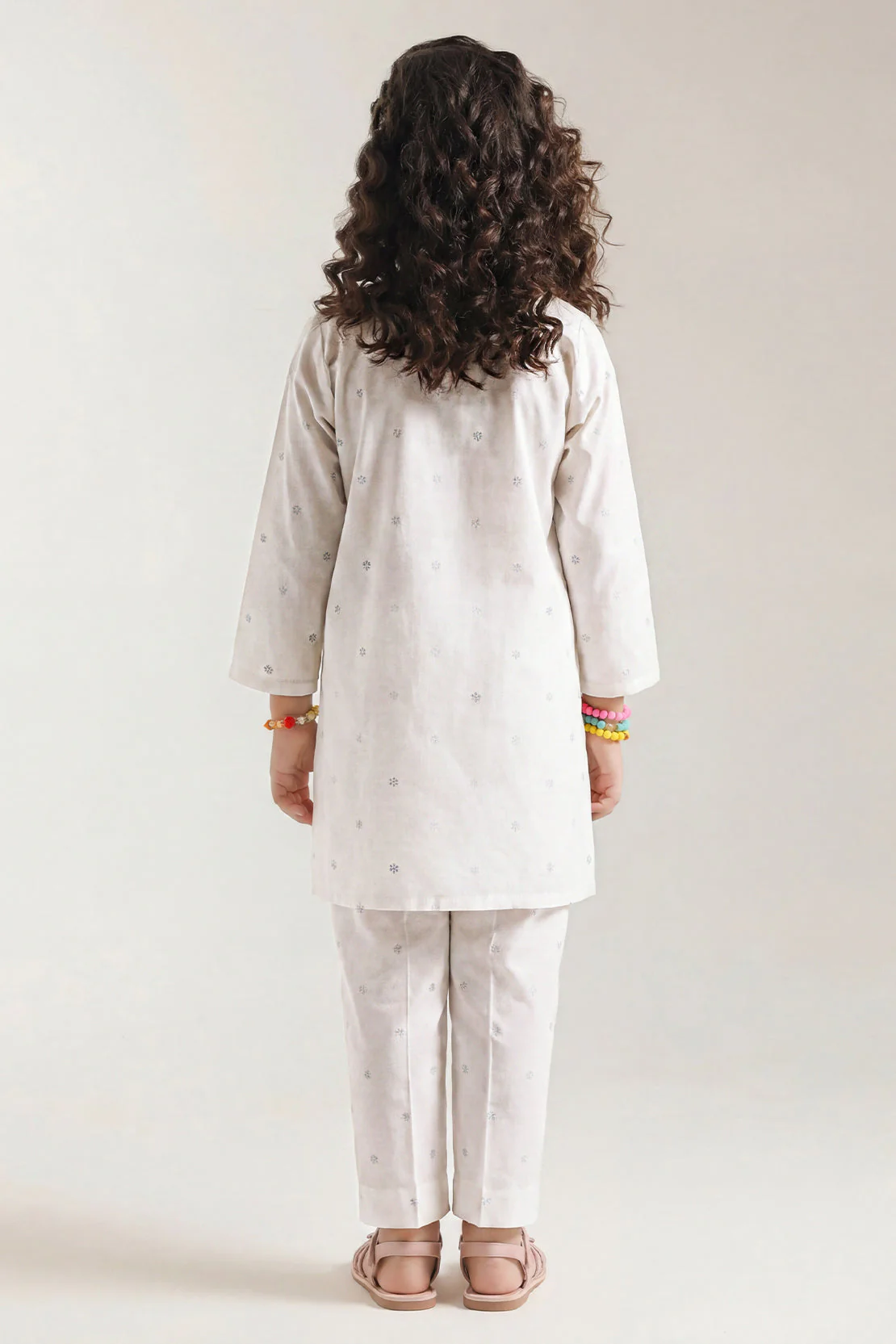 Printed Cambric Stitched 2 Piece (Shirt/Trouser) For Kids - Image 3