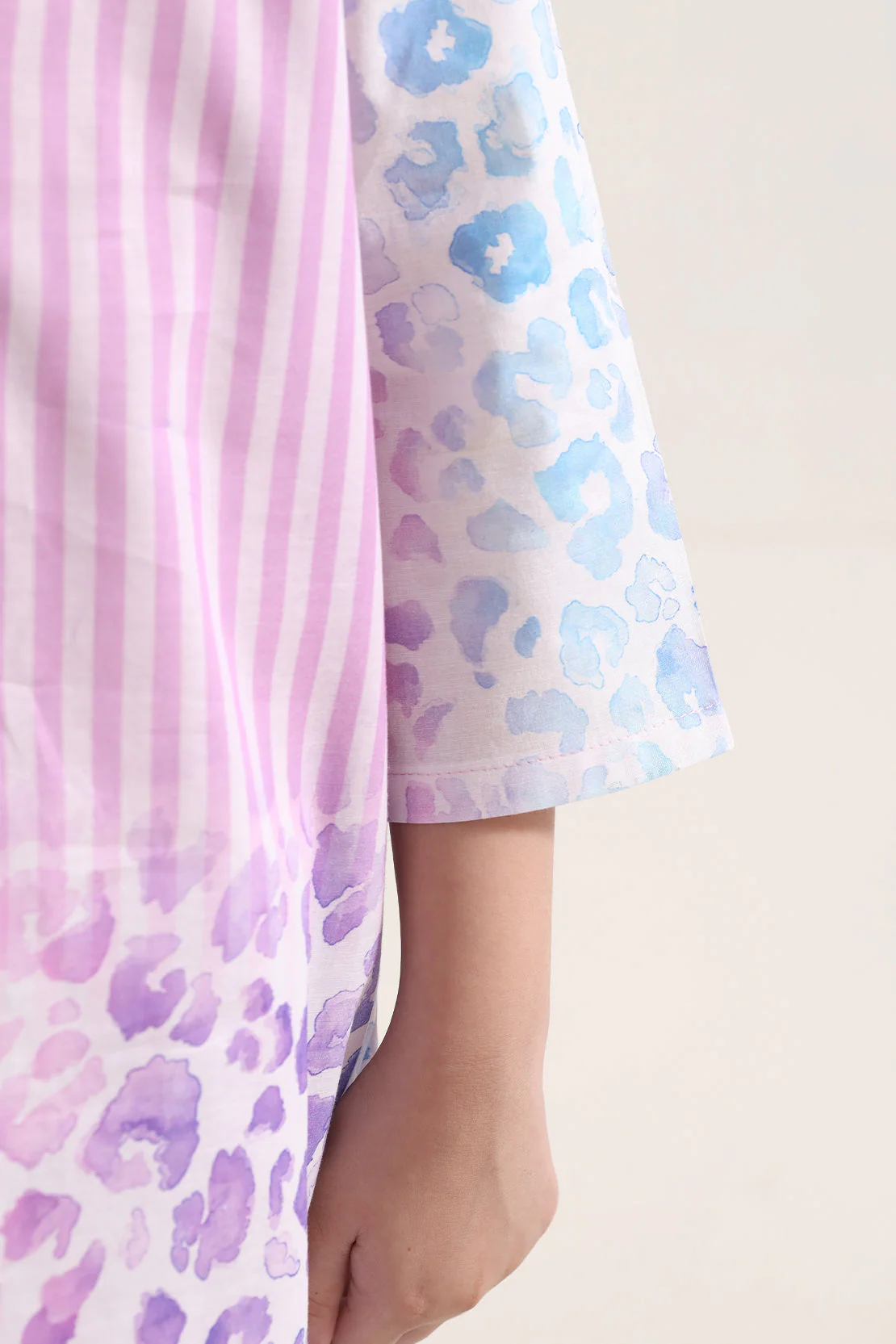 Printed Cambric Stitched 2 Piece (Shirt/Trouser) For Kids - Image 7