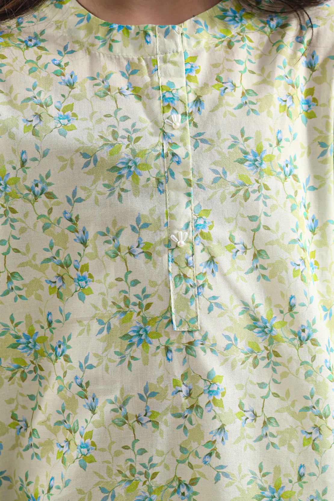 Printed Cambric Stitched 2 Piece (Shirt/Trouser) For Kids - Image 5