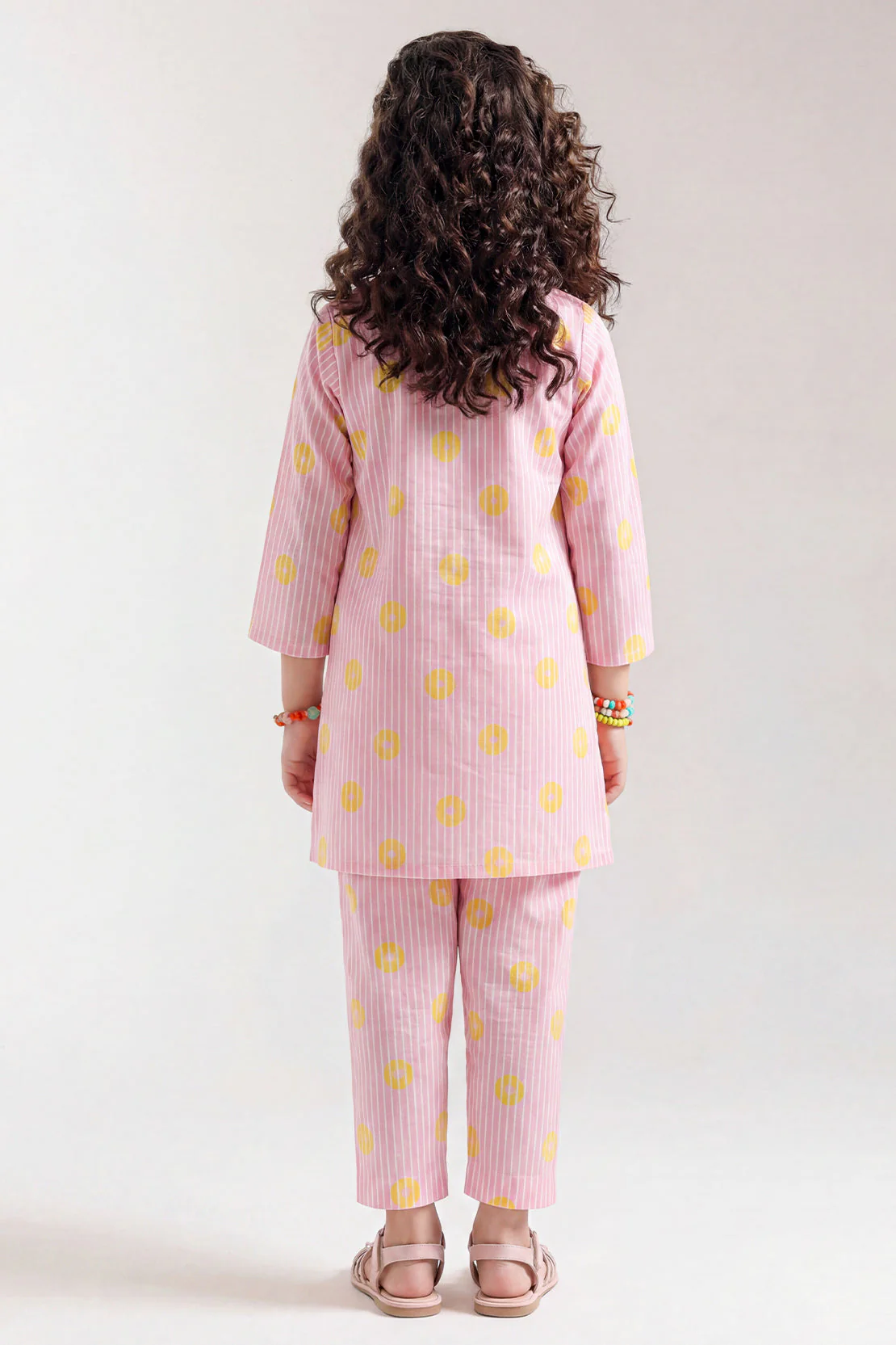 Printed Cambric Stitched 2 Piece (Shirt/Trouser) For Kids - Image 5
