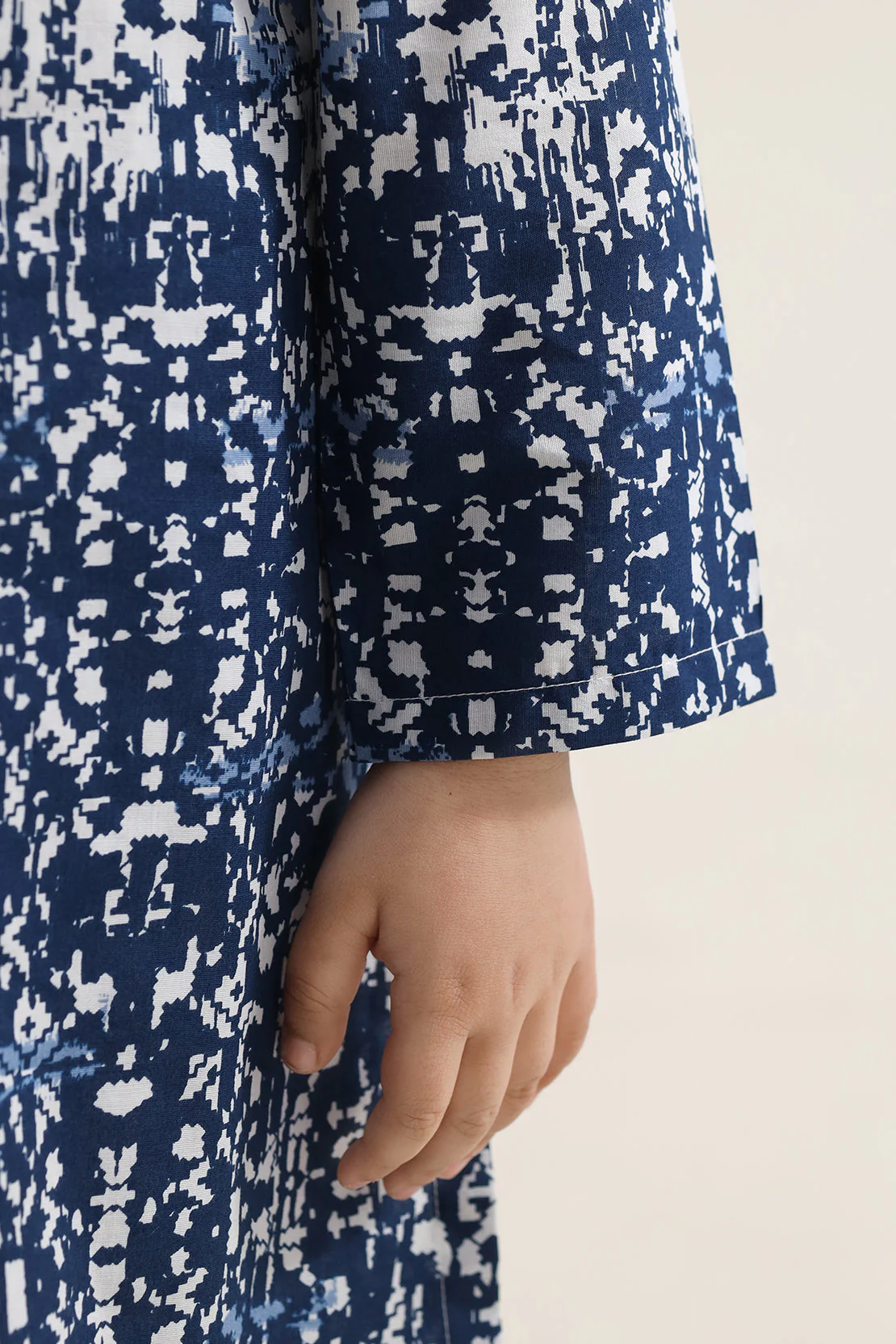 Printed Cambric Stitched 2 Piece (Shirt/Trouser) For Kids - Image 4