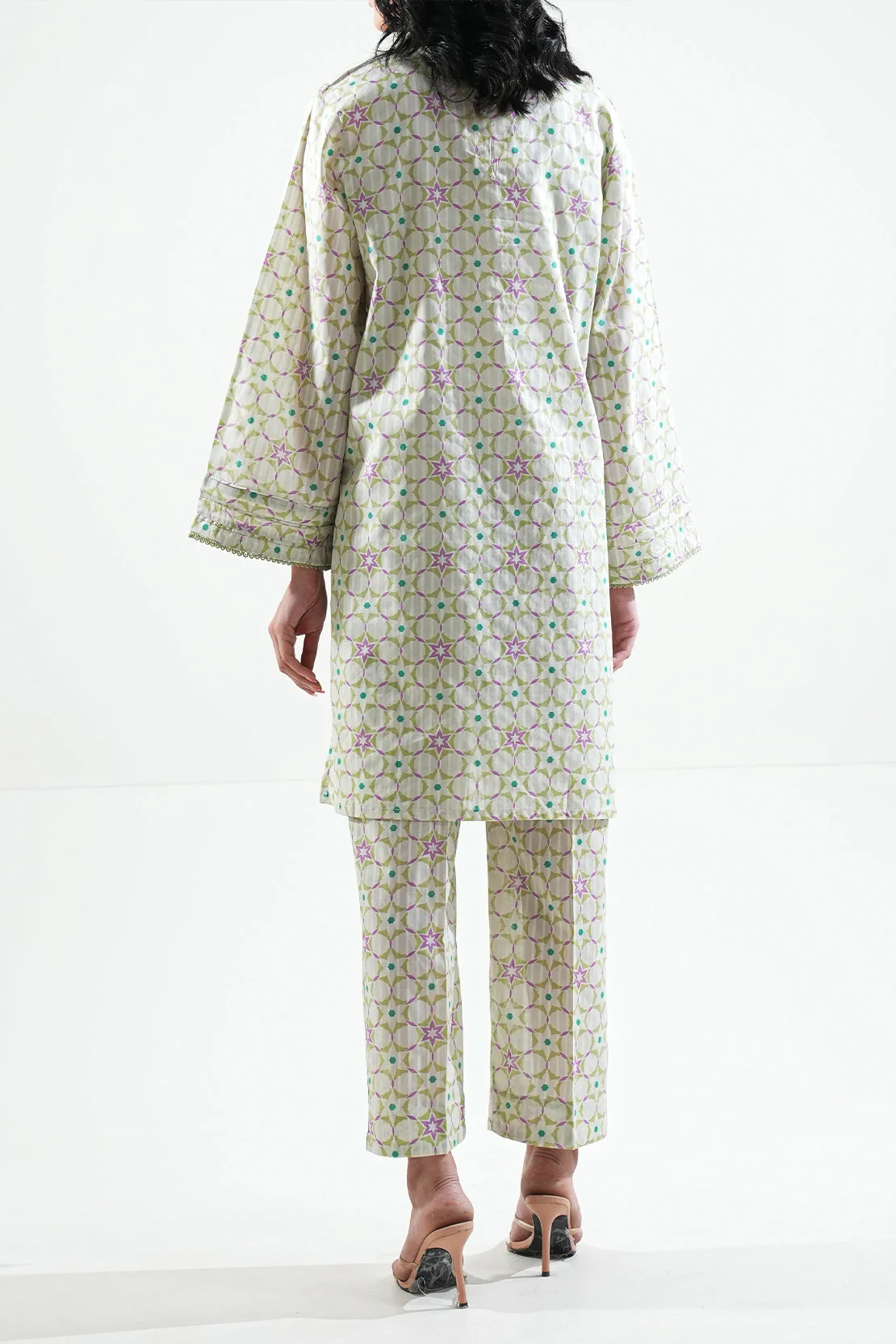 Printed Cambric Stitched 2 Piece (Shirt/Trouser) - Image 3