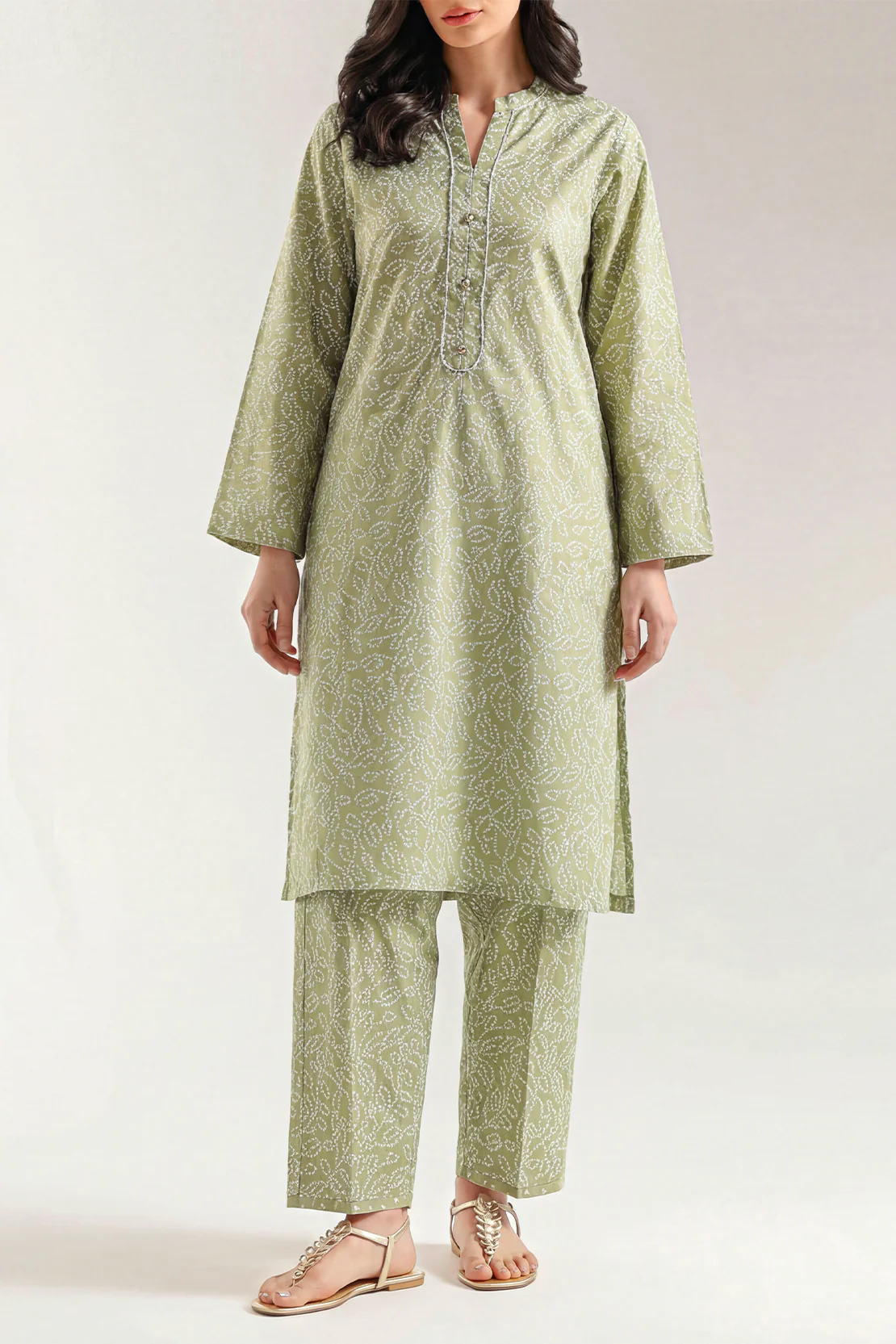 Printed Cambric Stitched 2 Piece (Shirt/Trouser) - Image 2