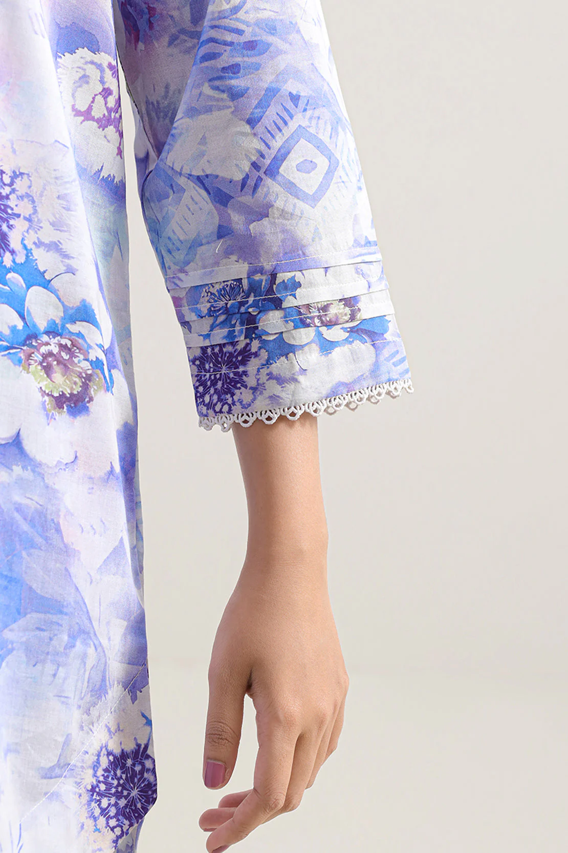 Printed Cambric Stitched 2 Piece (Shirt/Trouser) - Image 4