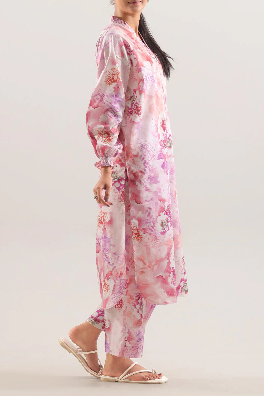 Printed Cambric Stitched 2 Piece (Shirt/Trouser) - Image 3