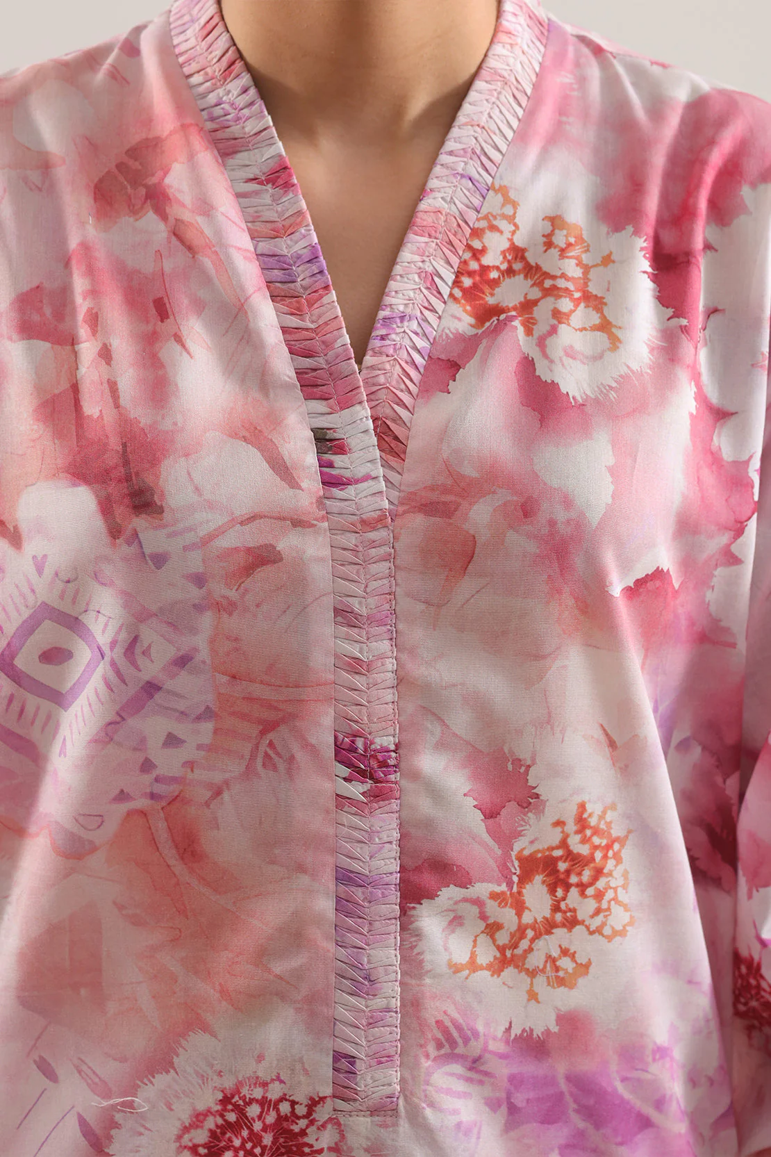 Printed Cambric Stitched 2 Piece (Shirt/Trouser) - Image 4