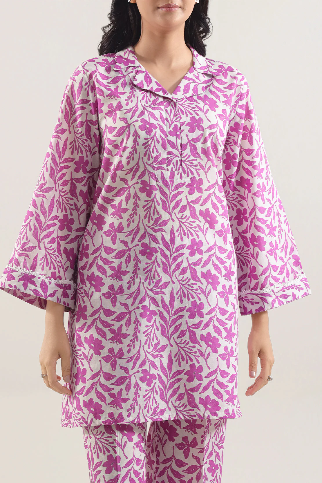 Printed Cambric Stitched 2 Piece (Shirt/Trouser) - Image 2