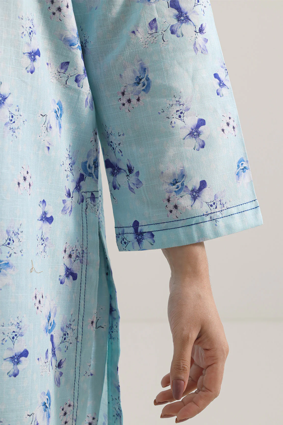 Printed Cambric Stitched 2 Piece (Shirt/Trouser) - Image 4