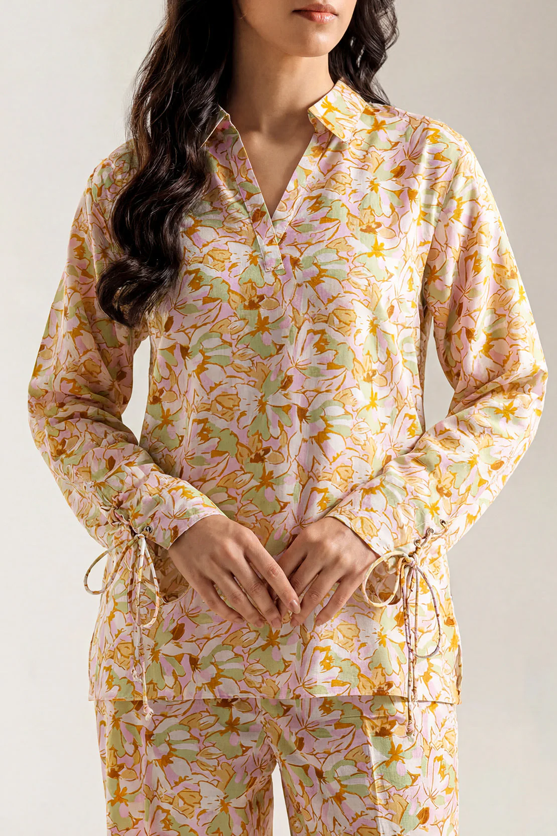 Printed Cambric Stitched 2 Piece (Shirt/Trouser) - Image 2