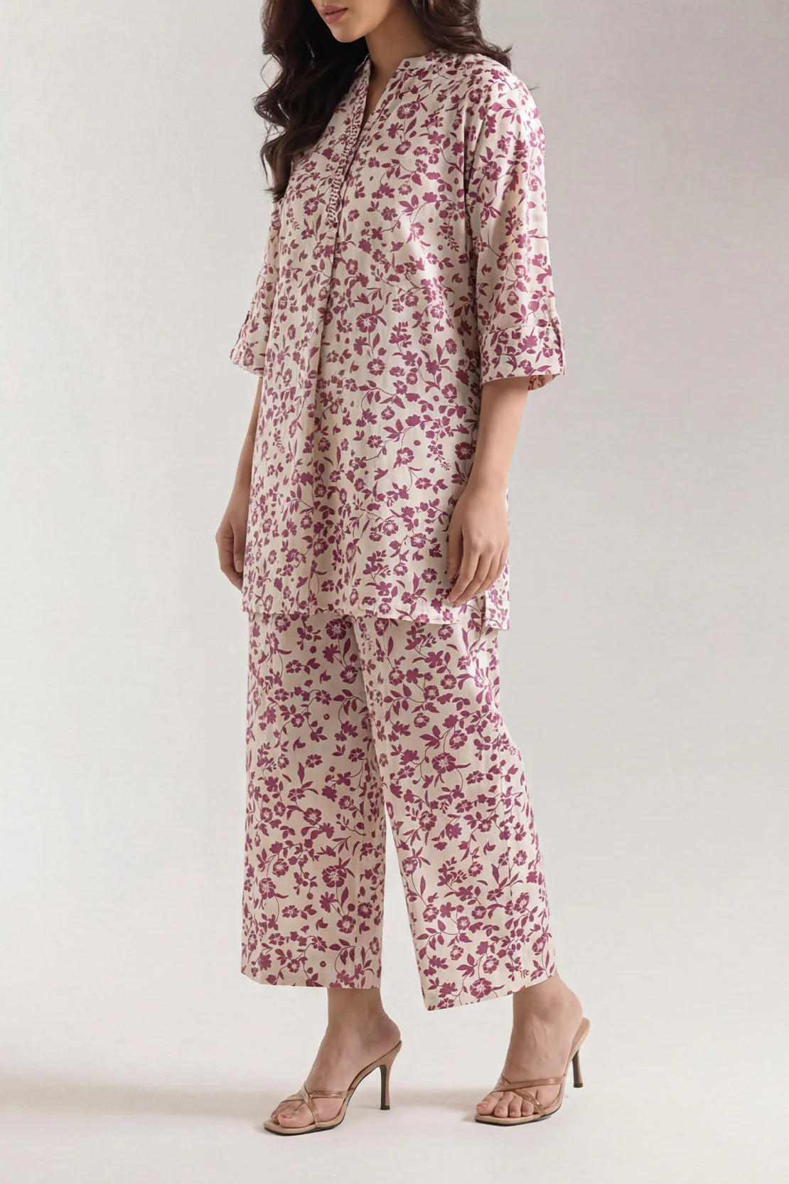 Printed Cambric Stitched 2 Piece (Shirt/Trouser) - Image 2