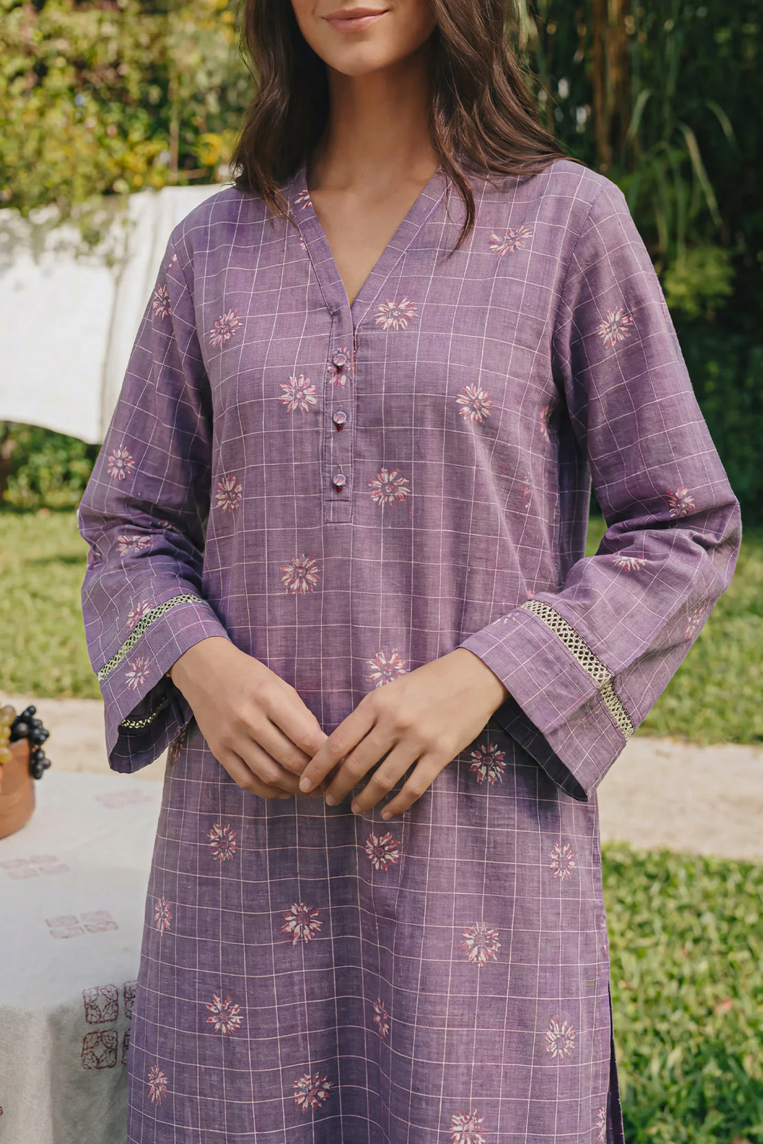 Printed Cambric Stitched 2 Piece (Shirt/Trouser) - Image 2