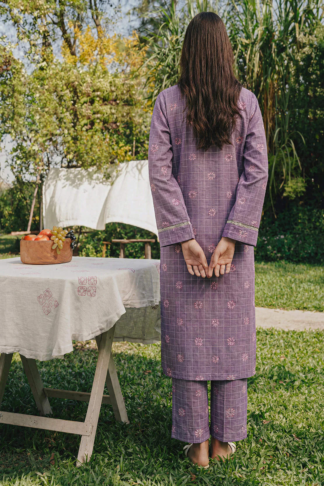 Printed Cambric Stitched 2 Piece (Shirt/Trouser) - Image 4
