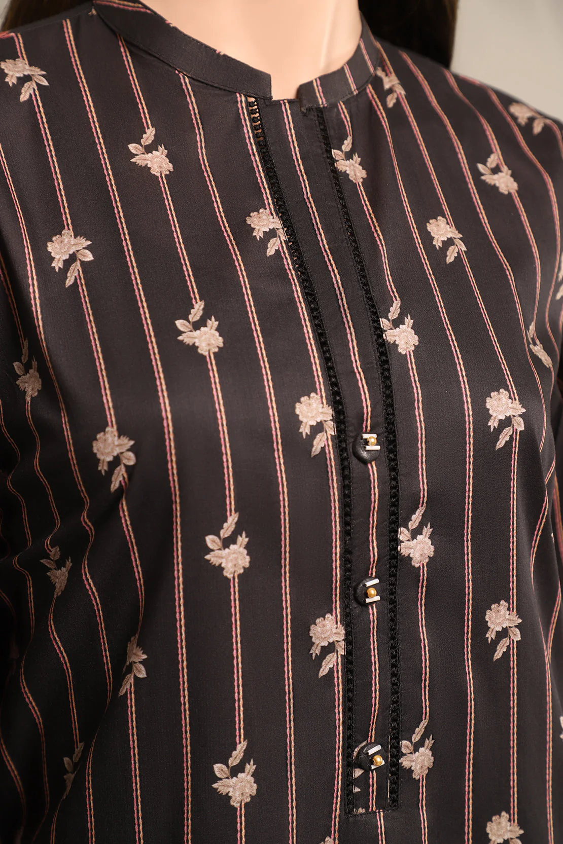 Printed Cambric Stitched Shirt - Image 3