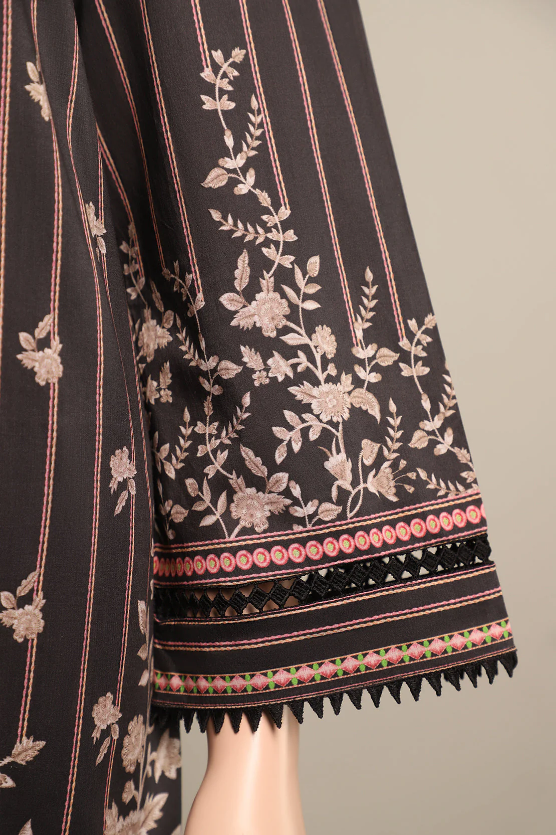 Printed Cambric Stitched Shirt - Image 4