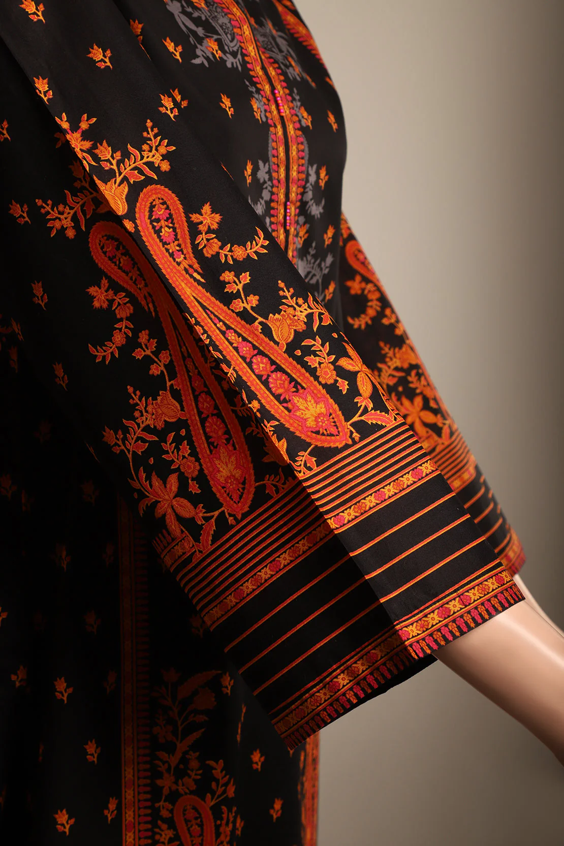 Printed Cambric Stitched Shirt - Image 4