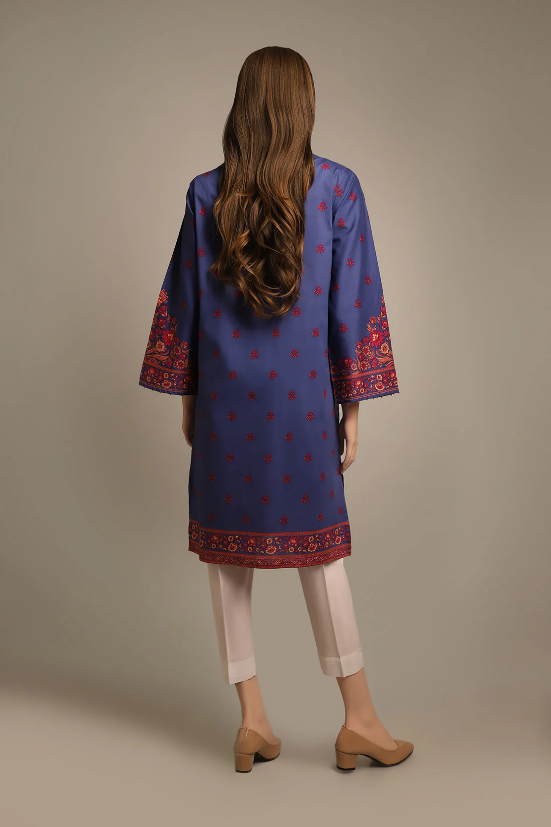 Printed Cambric Stitched Shirt - Image 2