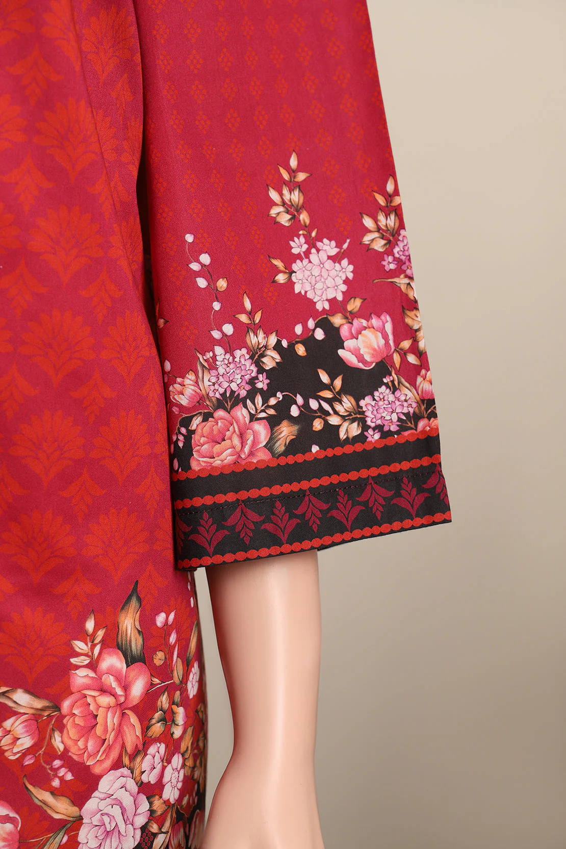 Printed Cambric Stitched Shirt - Image 2