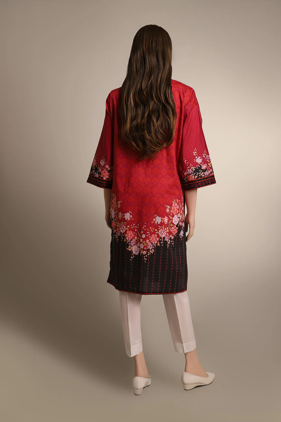 Printed Cambric Stitched Shirt - Image 3
