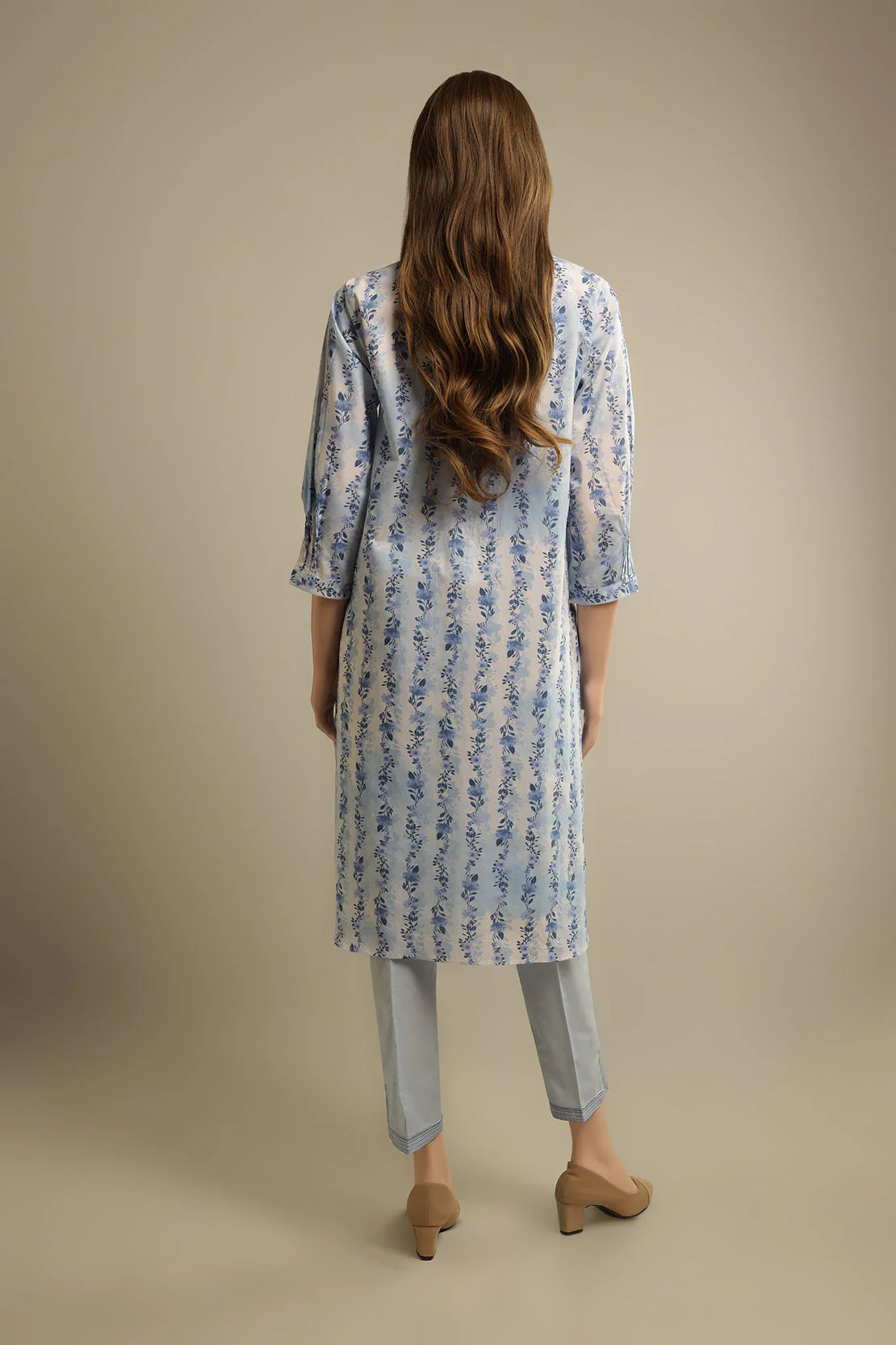 Printed Cambric Stitched Shirt - Image 3