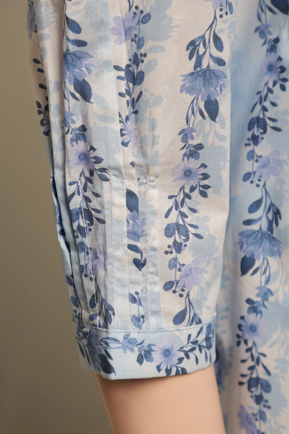 Printed Cambric Stitched Shirt - Image 4