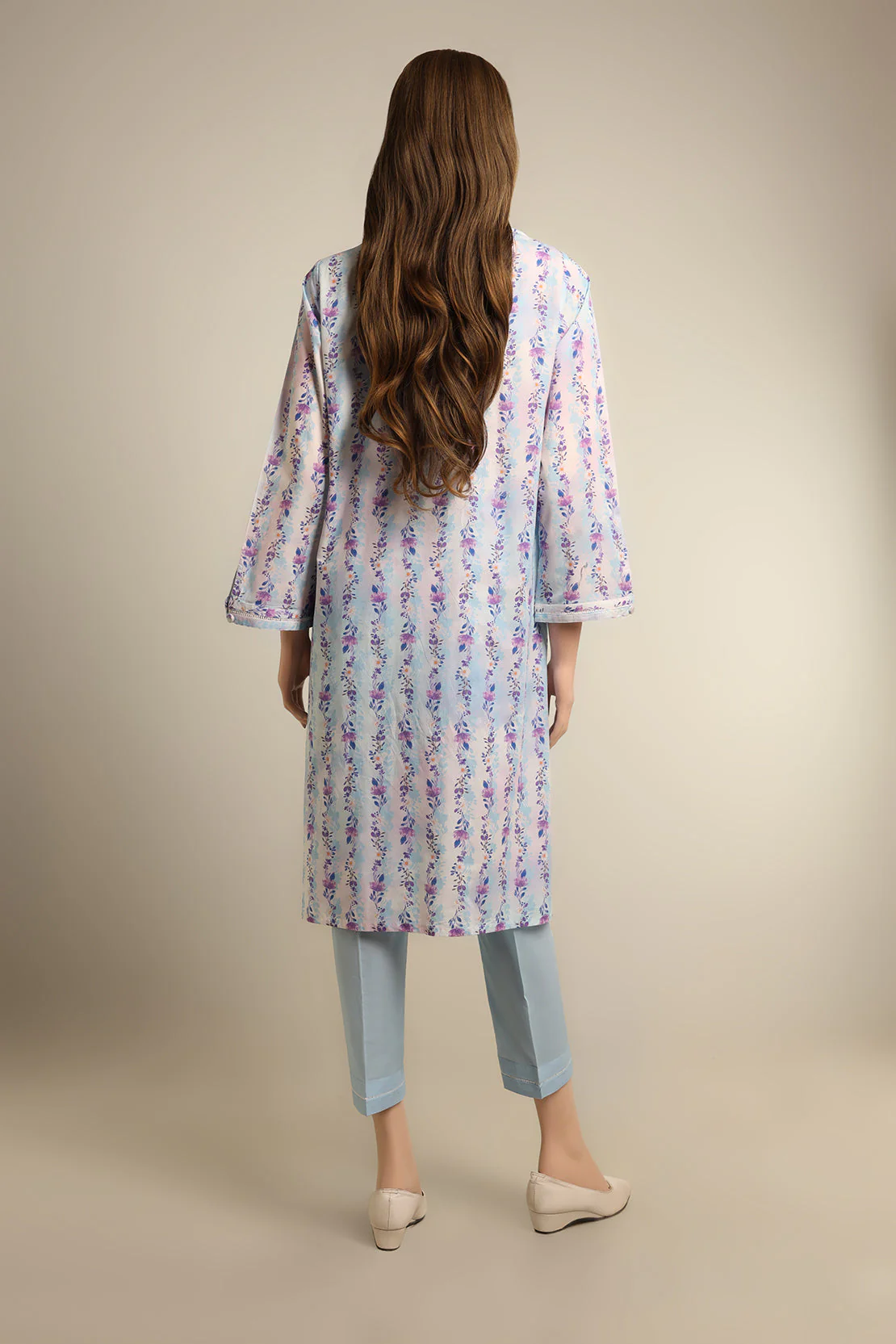 Printed Cambric Stitched Shirt - Image 2