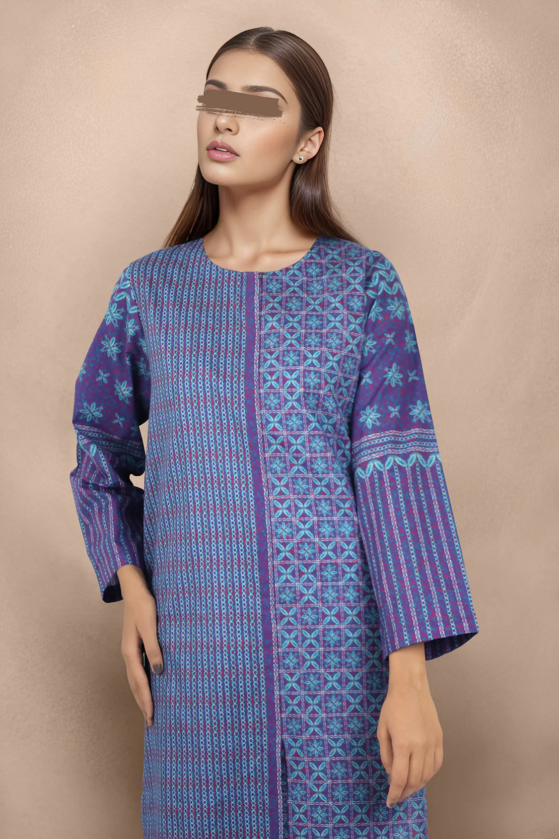 Printed Cambric Stitched Shirt - Image 3