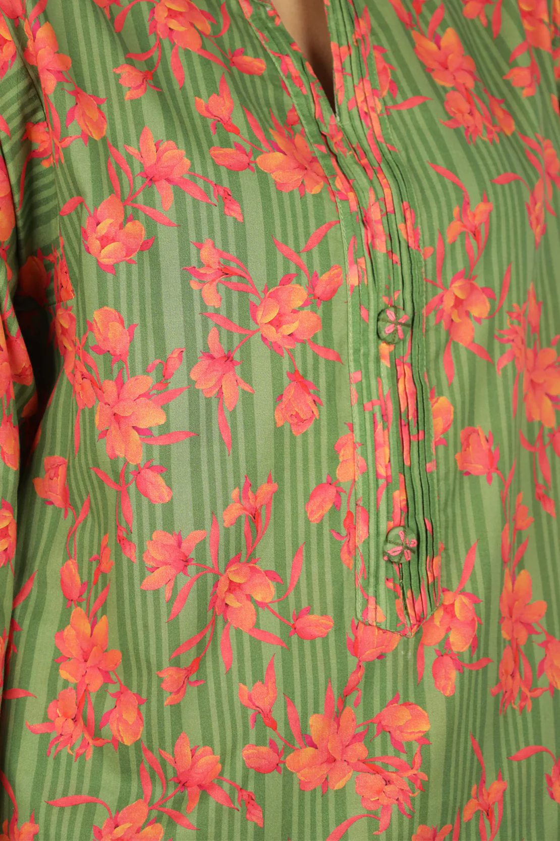Printed Cambric Stitched Shirt - Image 5